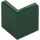 LEGO Dark Green Panel 1 x 1 Corner with Rounded Corners (6231)