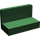 LEGO Donkergroen Paneel 1 x 2 x 1 met afgeronde hoeken (4865 / 26169)