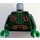 LEGO Dark Green Parademon with Dark Green Armor and Minifig Torso (973 / 76382)