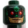 LEGO Dark Green Parademon with Dark Green Armor and Minifigure Head (Recessed Solid Stud) (3626 / 34983)