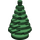 LEGO Dunkelgrün Pine Baum (Klein) 3 x 3 x 4 (2435)