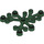 LEGO Dark Green Plant Leaves 6 x 5 (2417)