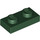 LEGO Dark Green Plate 1 x 2 (3023 / 28653)