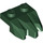 LEGO Dark Green Plate 1 x 2 with 3 Rock Claws (27261)