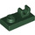 LEGO Dark Green Plate 1 x 2 with Top Clip without Gap (44861)