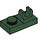 LEGO Vert foncé assiette 1 x 2 avec Haut Agrafe sans écart (44861)