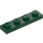 LEGO Donkergroen Plaat 1 x 4 (3710)
