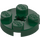 LEGO Dark Green Plate 2 x 2 Round with Axle Hole (with &#039;+&#039; Axle Hole) (4032)