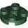 LEGO Dark Green Plate 2 x 2 Round with Axle Hole (with &#039;+&#039; Axle Hole) (4032)