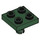 LEGO Dark Green Plate 2 x 2 with Bottom Pin (No Holes) (2476 / 48241)