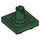 LEGO Donkergroen Plaat 2 x 2 met Onderzijde Pin (Geen gaten) (2476 / 48241)