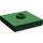 LEGO Dunkelgrün Platte 2 x 2 mit Nut und 1 Center Stud (23893 / 87580)