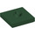LEGO Dark Green Plate 2 x 2 with Groove and 1 Center Stud (23893 / 87580)