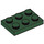 LEGO Dark Green Plate 2 x 3 (3021)
