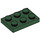 LEGO Donkergroen Plaat 2 x 3 (3021)