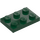 LEGO Dark Green Plate 2 x 3 (3021)