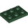 LEGO Dark Green Plate 2 x 3 (3021)