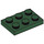 LEGO Donkergroen Plaat 2 x 3 (3021)