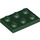 LEGO Dark Green Plate 2 x 3 (3021)