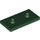 LEGO Dark Green Plate 2 x 4 with 2 Studs (65509)