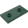 LEGO Dark Green Plate 2 x 4 with 2 Studs (65509)