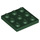 LEGO Dark Green Plate 3 x 3 (11212)