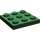 LEGO Dunkelgrün Platte 3 x 3 (11212)
