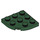 LEGO Dark Green Plate 3 x 3 Round Corner (30357)