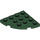 LEGO Dark Green Plate 4 x 4 Round Corner (30565)