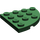 LEGO Dark Green Plate 4 x 4 Round Corner (30565)