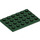 LEGO Dark Green Plate 4 x 6 (3032)