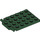 LEGO Donkergroen Plaat 4 x 6 Trap Deur Plat scharnier (92099)