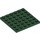 LEGO Verde scuro Piastra 6 x 6 (3958)