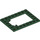 LEGO Dark Green Plate 6 x 8 Trap Door Frame Flush Pin Holders (92107)