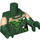 LEGO Dunkelgrün Poison Ivy mit Dunkelgrün Anzug Minifigur Torso (973 / 16360)