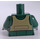 LEGO Dark Green Rebel Pilot A-Wing Torso (Dark Tan Version) (973 / 76382)