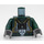 LEGO Donkergroen Rebel Piloot A-Vleugel Torso (Donker zandbruin Version) (973 / 76382)