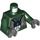 LEGO Dark Green Rebel Pilot A-Wing Torso (Dark Tan Version) (973 / 76382)