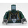 LEGO Vert foncé Rebel Pilot A-Aile Torse (Dark Tan Version) (973 / 76382)