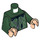 LEGO Dark Green Salazar Slytherin Minifig Torso (973 / 76382)