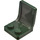 LEGO Dark Green Seat 2 x 2 with Sprue Mark (4079)