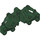 LEGO Dark Green Shell/torso 15 2007 (57547)
