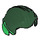 LEGO Dunkelgrün Kurz Haar Swept Der Rücken mit Green Pointed Ohren (21949)