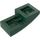 LEGO Dark Green Slope 1 x 2 Curved (11477)