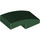 LEGO Dark Green Slope 1 x 2 Curved (11477)