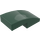 LEGO Dark Green Slope 1 x 2 Curved Inverted (24201)