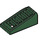 LEGO Dark Green Slope 1 x 2 x 0.7 (18°) with Grille (61409)