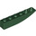 LEGO Dark Green Slope 1 x 6 Curved Inverted (41763 / 42023)