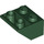 LEGO Donkergroen Helling 2 x 2 (45°) Omgekeerd met platte afstandsring eronder (3660)