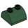 LEGO Dark Green Slope 2 x 2 Curved with 2 Studs on Top (30165)
